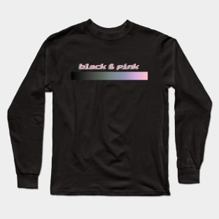 Black and Pink Long Sleeve T-Shirt